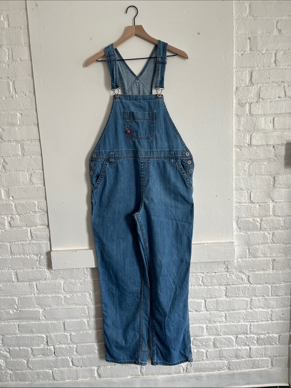 Dickies Blue Denim Ladies Overalls Jumpsuit